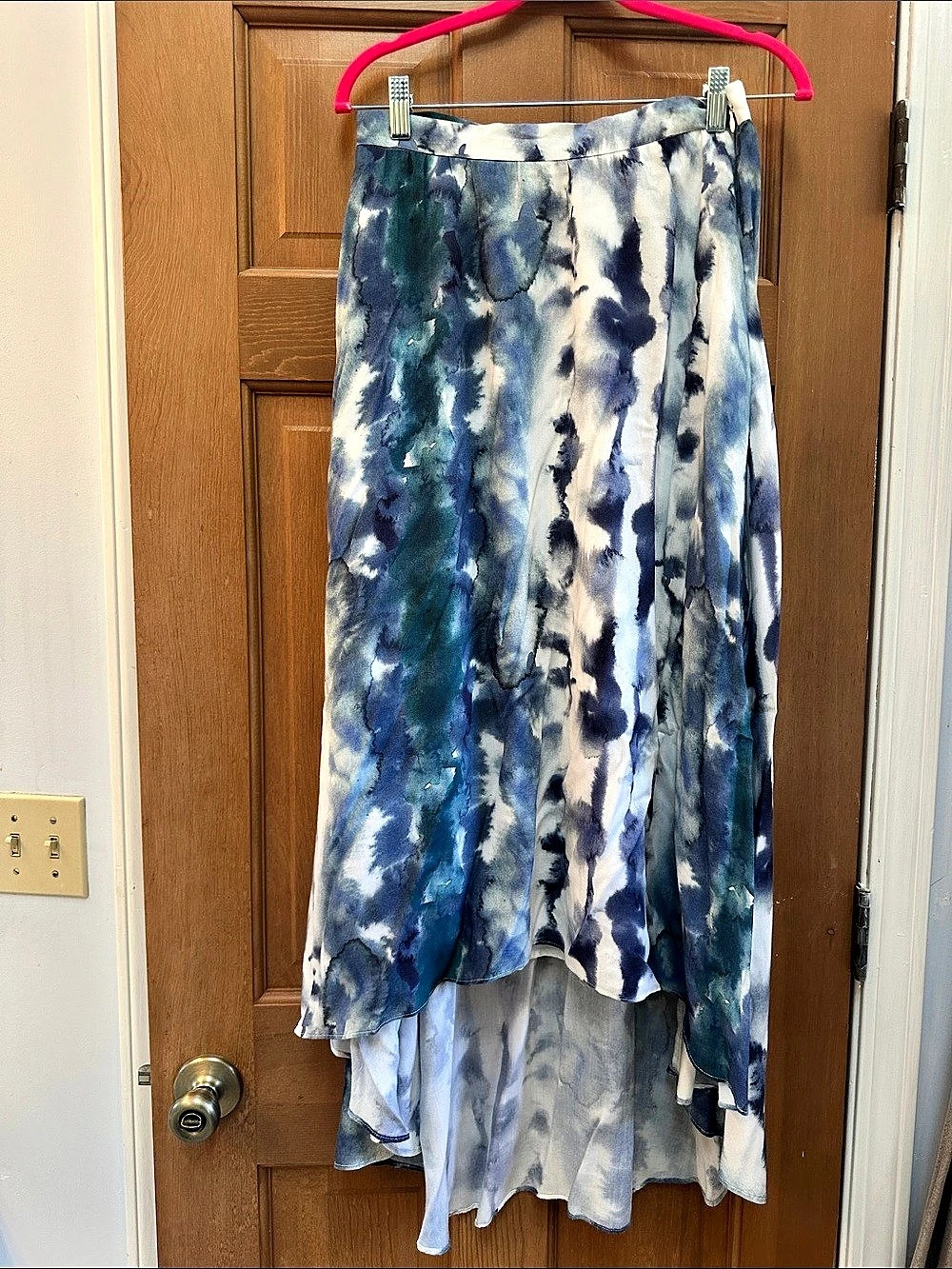 hutch Women high-low Abstract Maxi Skirt Size Small Like New